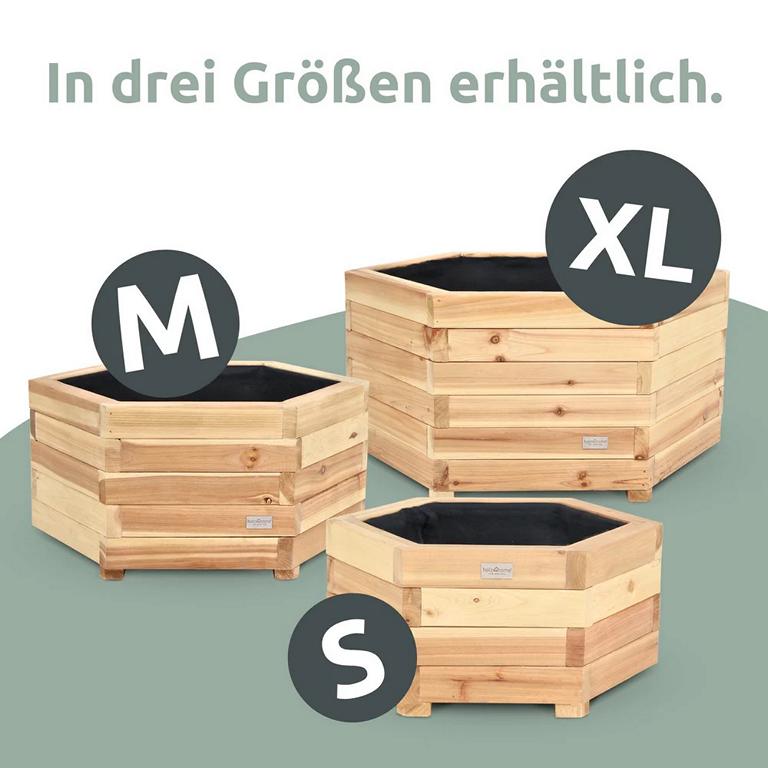 3 Größen Pflanzkuebel