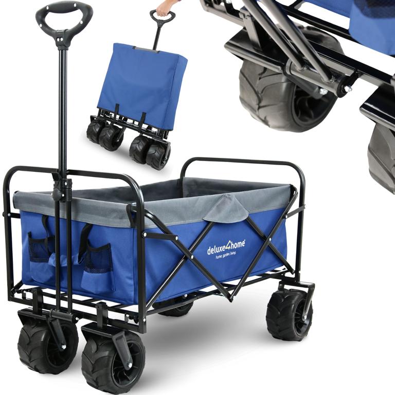 Bollerwagen geklappt und offen
