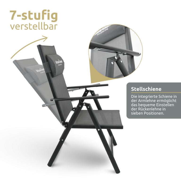 Gartenstuehle 7fach verstellbar
