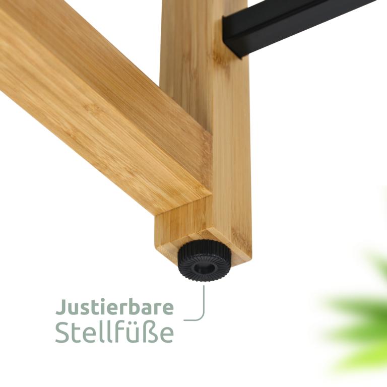 Verstellbare Füße Kistenregal