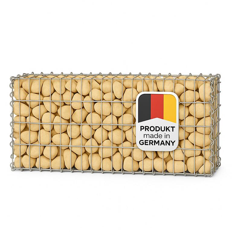 Ösengabione als Bausatz zum schnellen Aufbau durch Steckverbindungen