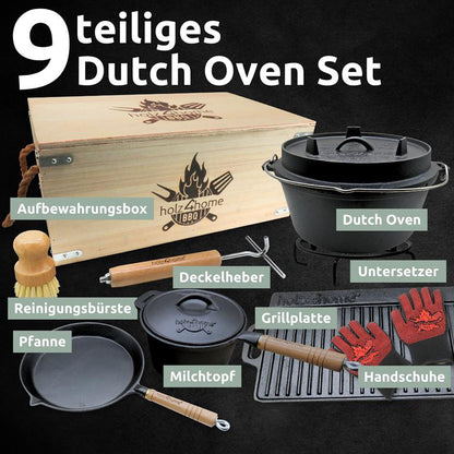 9-teiliges Dutch Oven Set