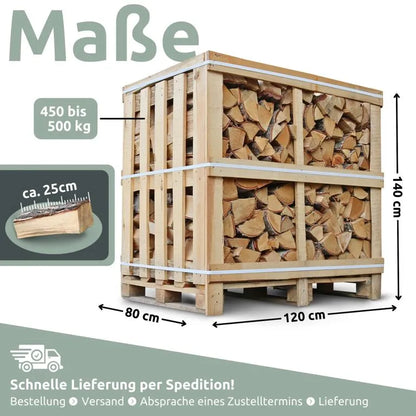 Birkenholz Abmessungen Palette
