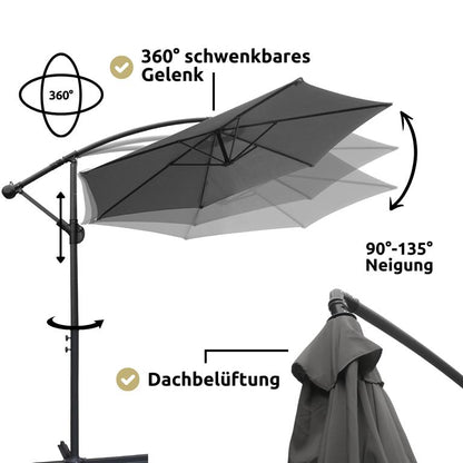 Ampelschirm Schwenkbar