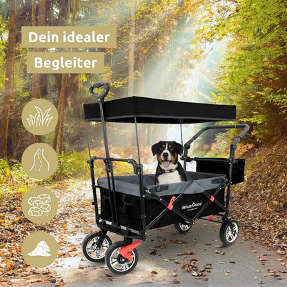 Bollerwagen mit Dach, Strassenbereifung