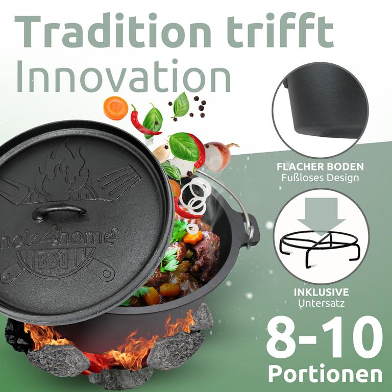 Dutch Oven fuer 8-10 Portionen