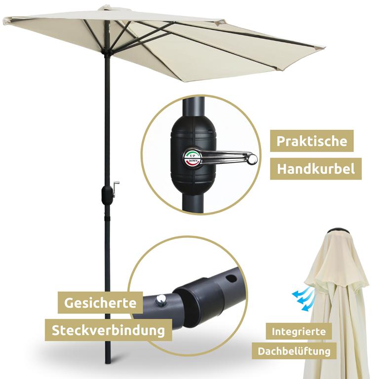 Features Terrassenschirm 