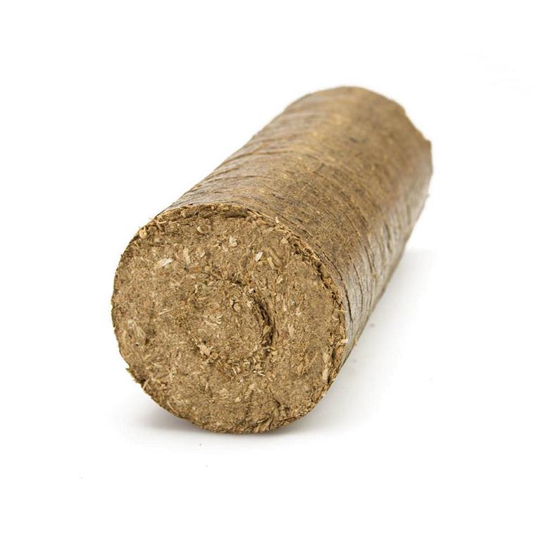 Hartholzbriketts einzelner Brikett