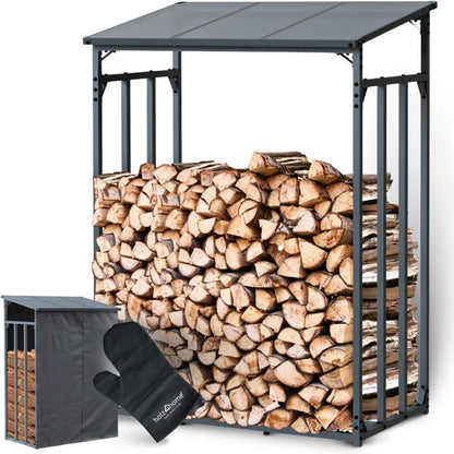 Holzlagerung im Holzregal