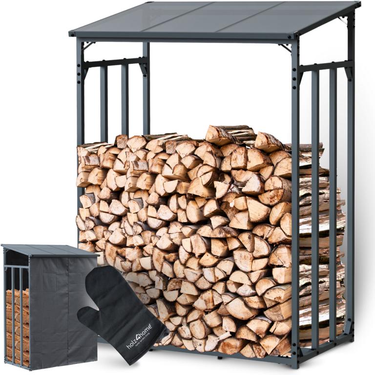Holzlagerung im Holzregal