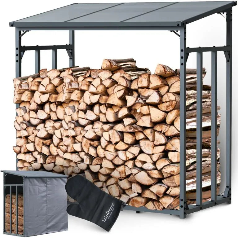 Holzlagerung im Holzregal