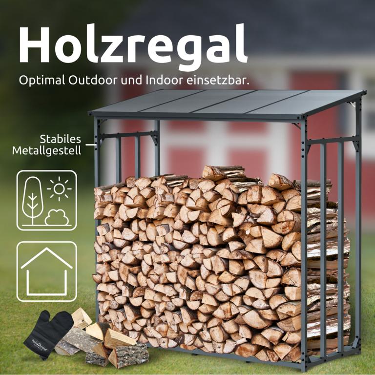 Holzregal XL für 2,3 Ster