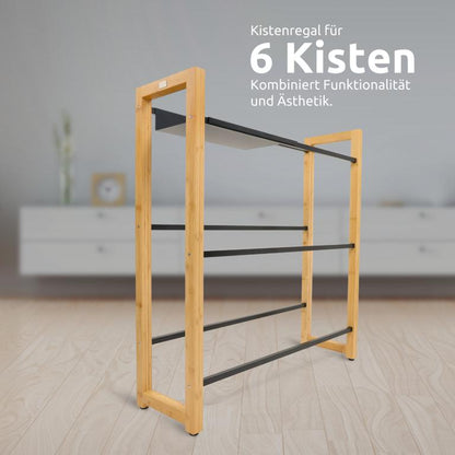 Getraenkekistenregal für 6 Kisten