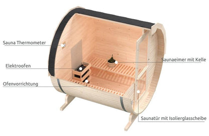 Zubehör Fass-Sauna