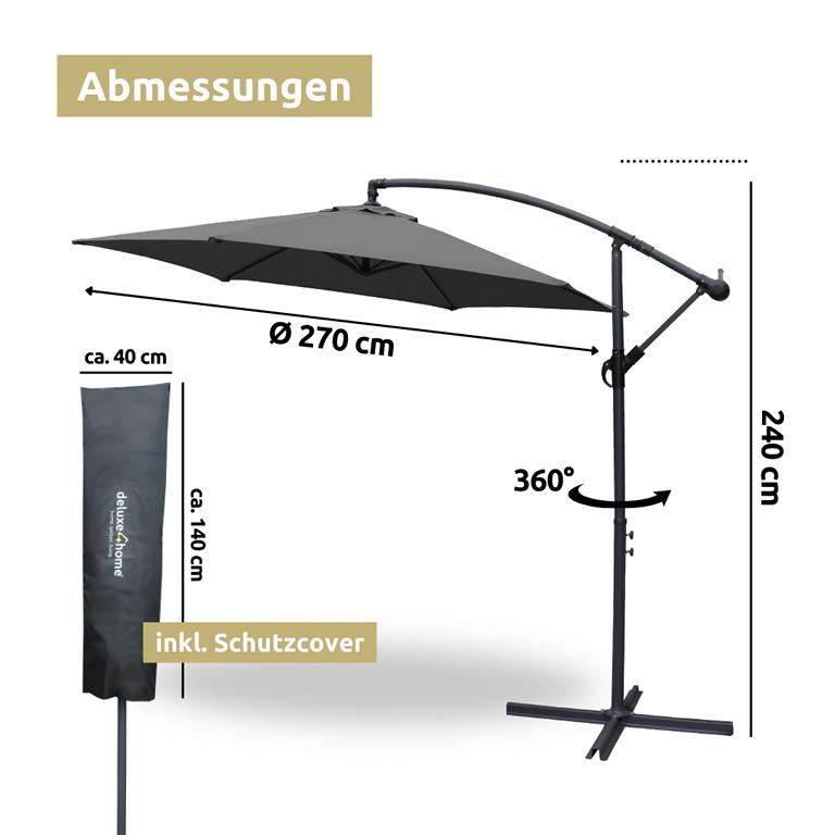 Abmessungen Ampelschirm