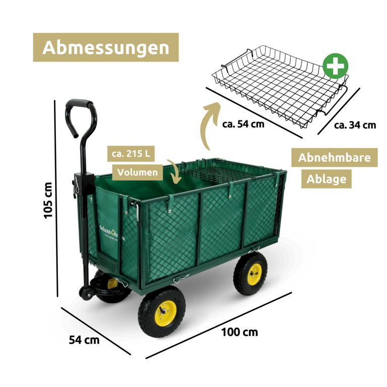 Abmessungen Gartenwagen