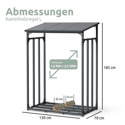 Abmessungen Holzregal Groesse L