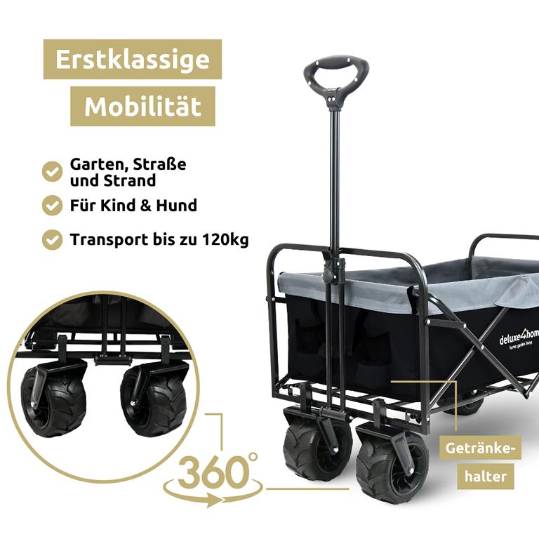 Mobil mit Bollerwagen bis 120 kg