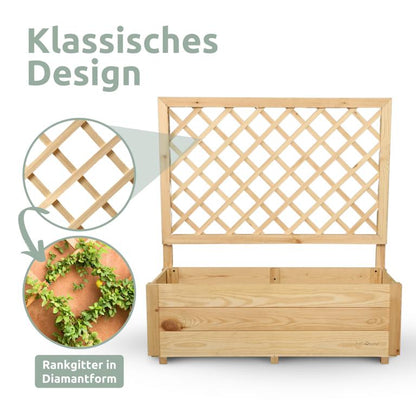Pflanzkasten mit Spalier Größe M