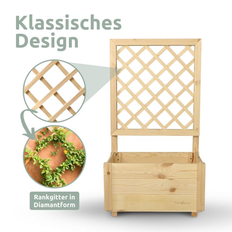 Pflanzkasten mit Spalier Größe S