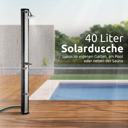 Solardusche mit 40 l Tank