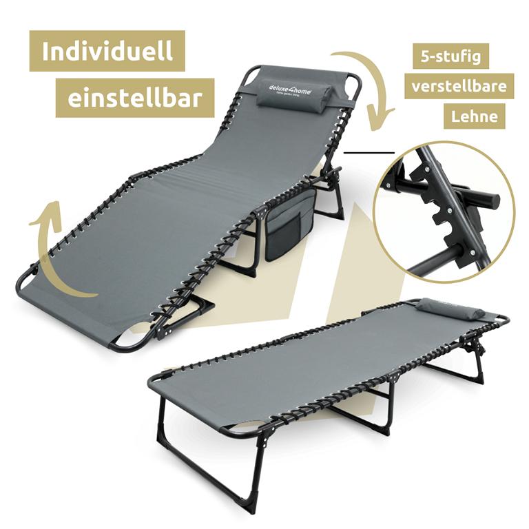 Sonnenliege einstellbar