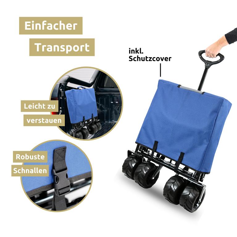 Transport Bollerwagen ohne Dach