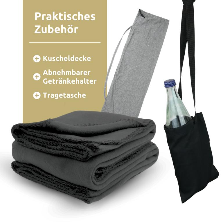 Hängesessel Decke Getränkehalter Tagetasche