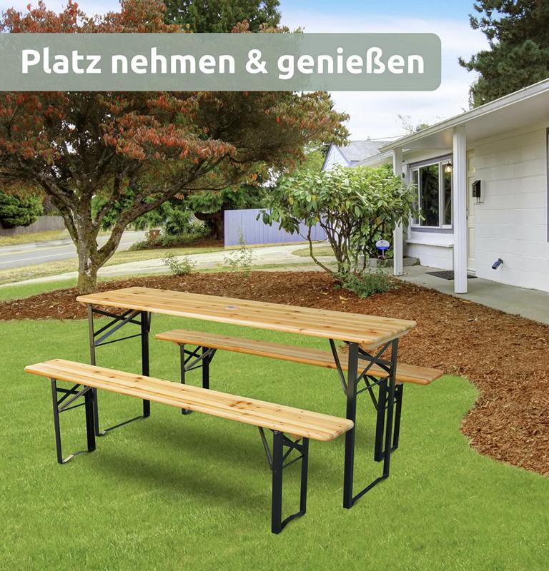 Bierzeltgarnitur klassisch