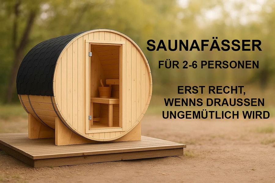Saunafass Selbstbau oder Montage