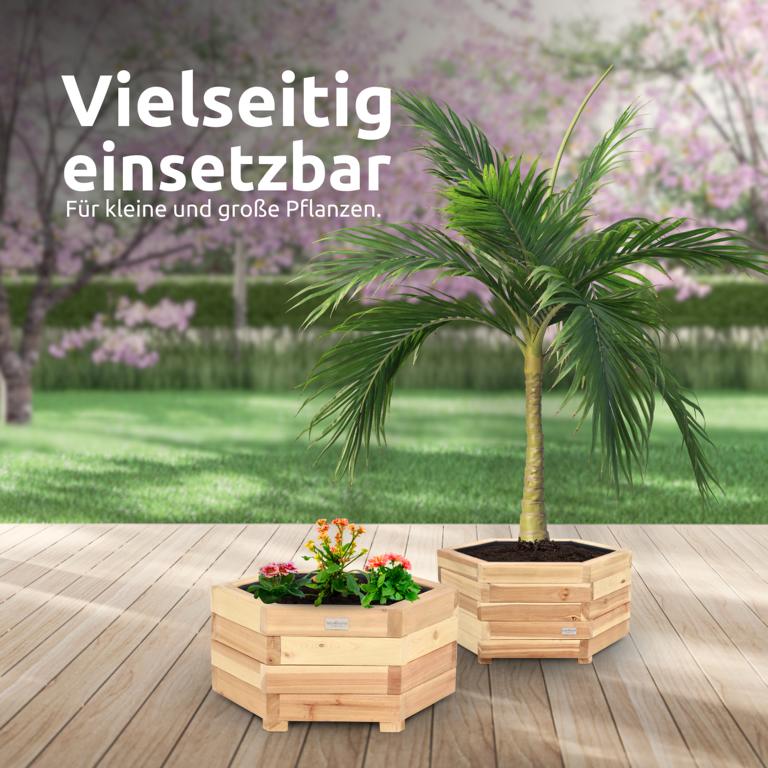 Pflanzkuebel fuer grosse und kleine Pflanzen