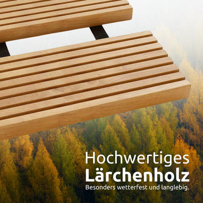 Lärche als Material Rollweg 
